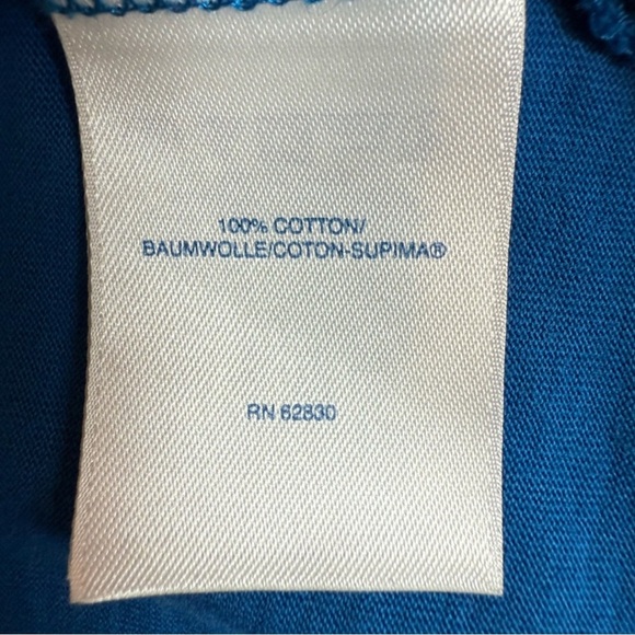 Lands' End Bundle 2 Sleeveless Tops Lemon Print & Blue/size M - Picture 9 of 9